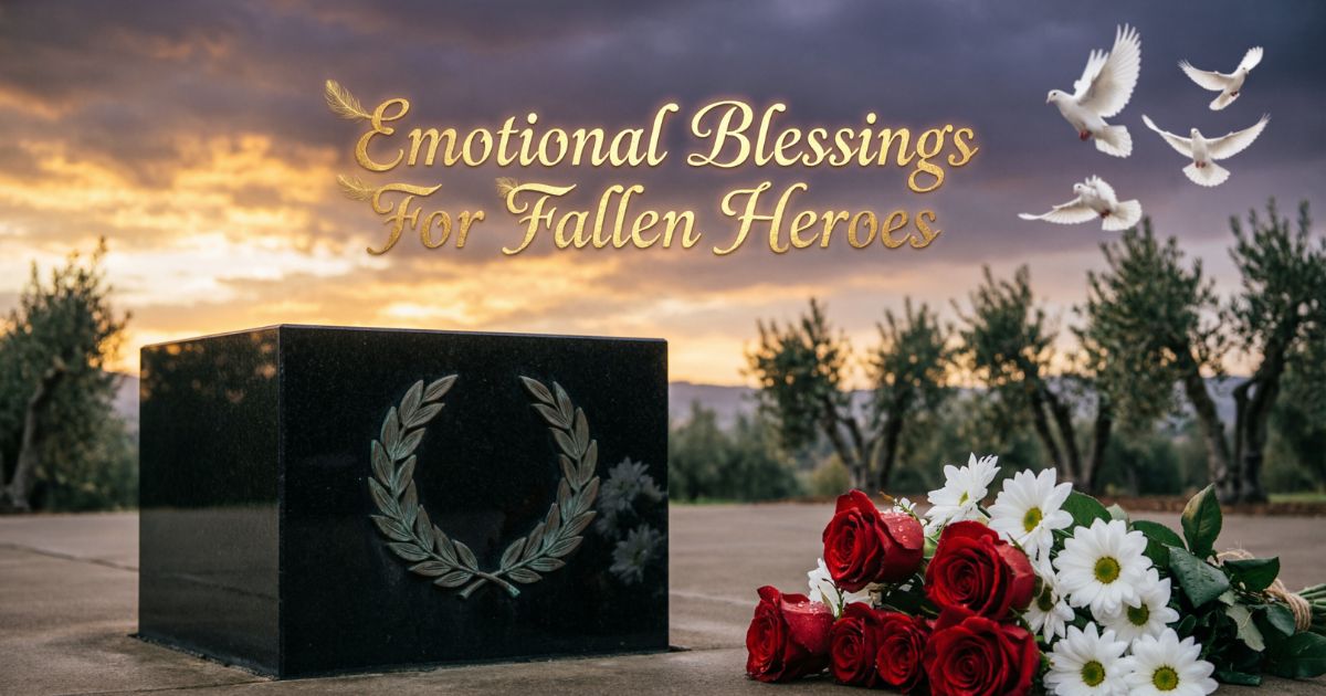 Emotional Blessings For Fallen Heroes