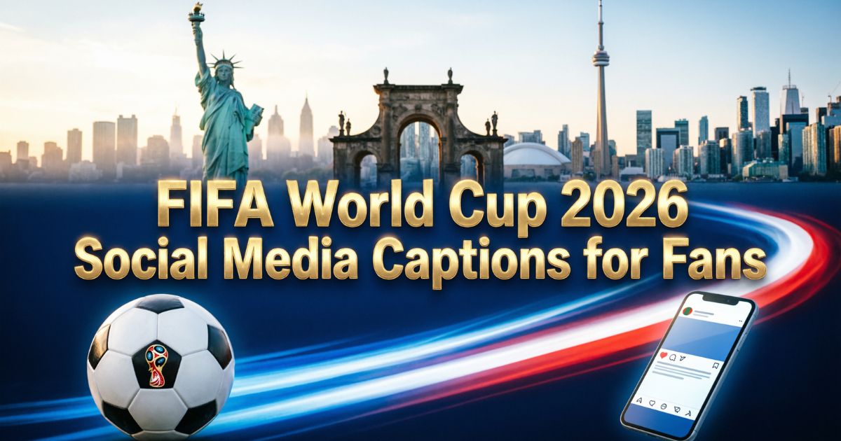FIFA World Cup 2026 Social Media Captions for Fans