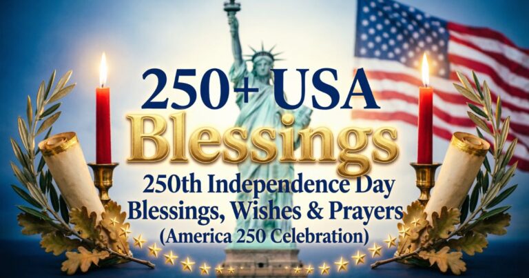 USA 250th Independence Day Blessings