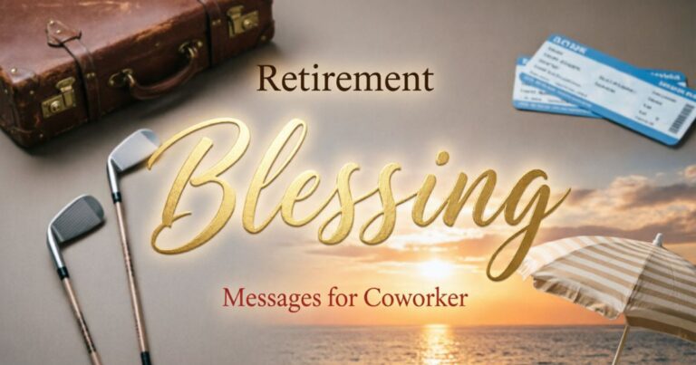 Retirement Blessing Messages for Coworker